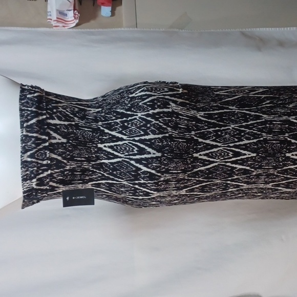 B JEWEL WOMENS DRESS SIZE L strapless rayon spandex blend materials - Picture 5 of 7